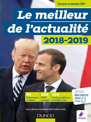cover image of Le meilleur de l'actualité 2018-2019--Concours et examens 2019